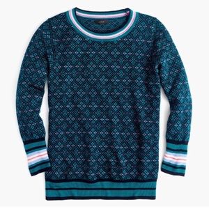 J. Crew Tippi Sweater in Festive Fair Isle